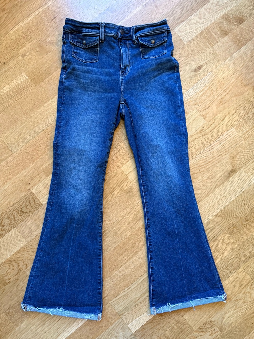 American Eagle Outfitters Dark Blue Flare Jeans